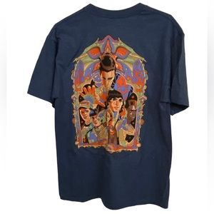 Blue Stranger Things Demogorgon Vibrant Art T-Shirt Men’s NWT MINT RETRO
